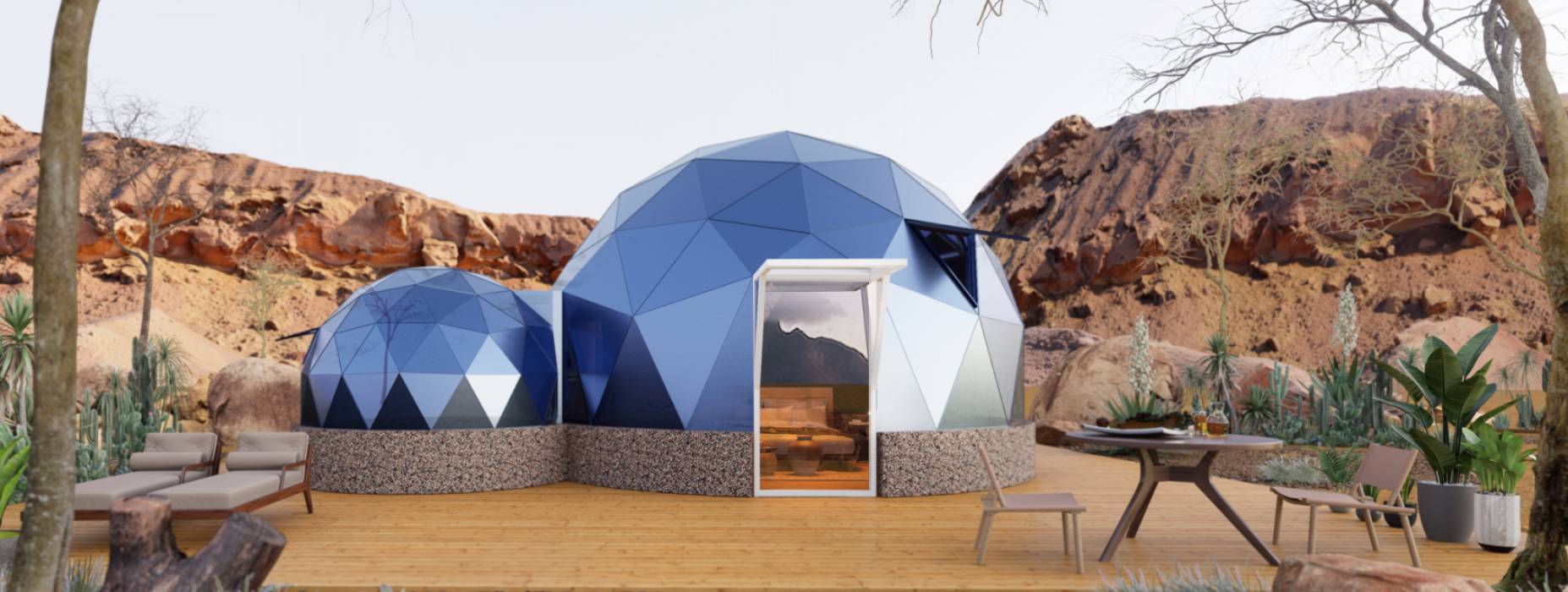 桐梓县球形智能光伏玻璃星空房